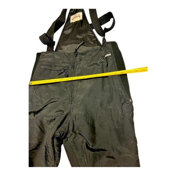 Obermeyer Ski Bib Overalls Obermeyer Wimen Sz 12 Black Snow Pants Vintage - Picture 9 of 11